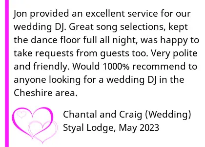 Review From Styal Lodge